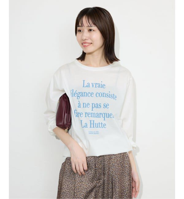 SLOBE IENA「La Hutte/ラ ユット SLOBE別注 ロンTEE」|Tシャツ・カットソー|