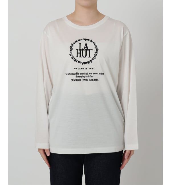 SLOBE IENA「La Hutte/ラ ユット SLOBE別注 ロンTEE」|Tシャツ・カットソー|
