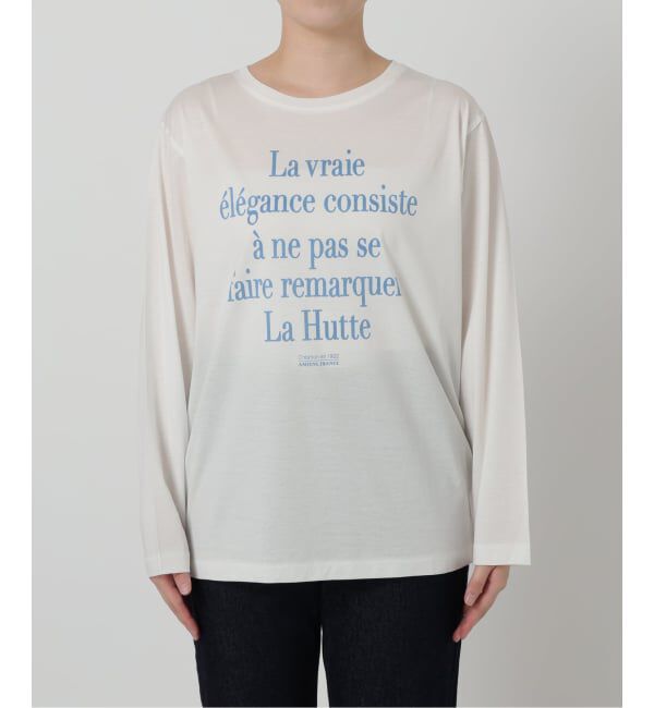 SLOBE IENA「La Hutte/ラ ユット SLOBE別注 ロンTEE」|Tシャツ・カットソー|