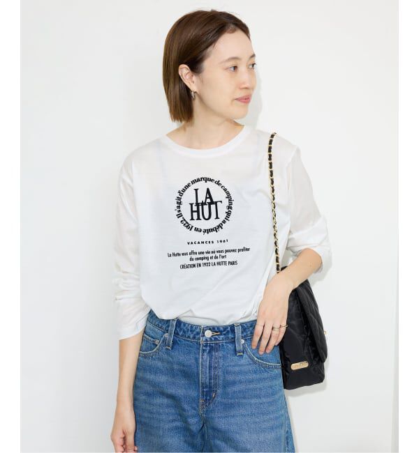 SLOBE IENA「La Hutte/ラ ユット SLOBE別注 ロンTEE」|Tシャツ・カットソー|