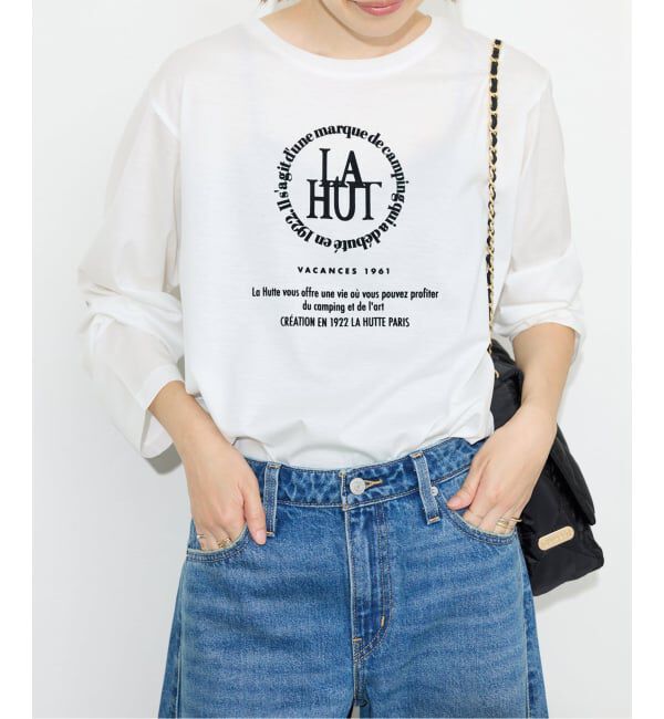 SLOBE IENA「La Hutte/ラ ユット SLOBE別注 ロンTEE」|Tシャツ・カットソー|