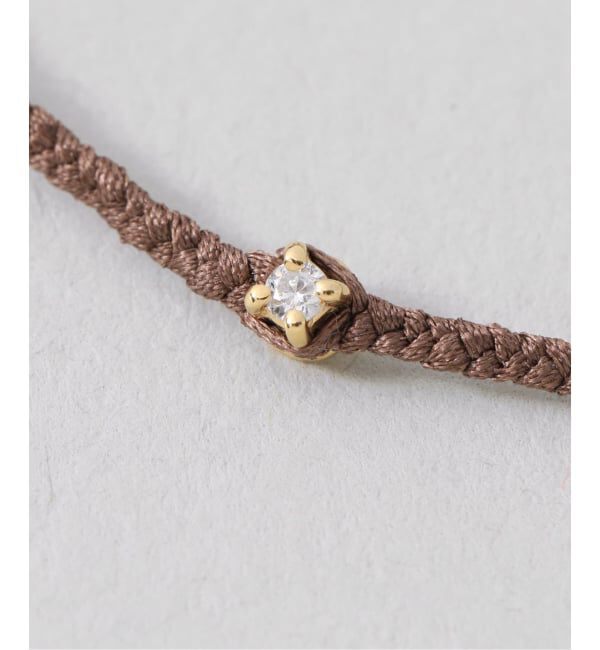 VERMEIL par iena「PLOW プラウ Pure Silk Bracelet 1Dia BT2530011YDM」|ブレスレット・バングル|