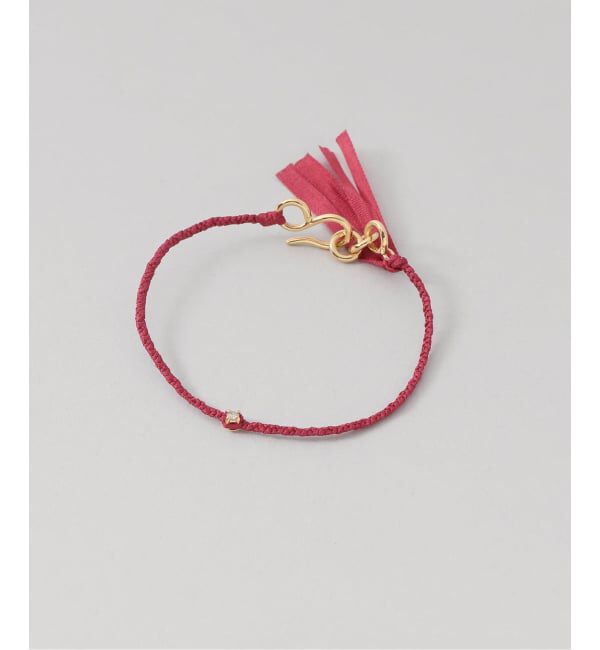 VERMEIL par iena「PLOW プラウ Pure Silk Bracelet 1Dia BT2530011YDM」|ブレスレット・バングル|