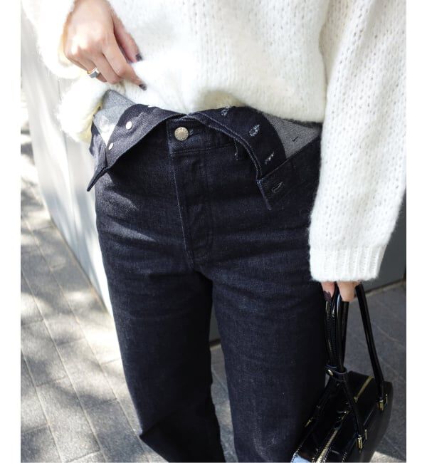 SLOBE IENA「QUIITO/キート REDENIM W WAIST PT Q25-T035」|デニム|