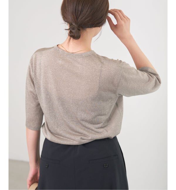 IENA「《追加》ラメ Tシャツ」|Tシャツ・カットソー|
