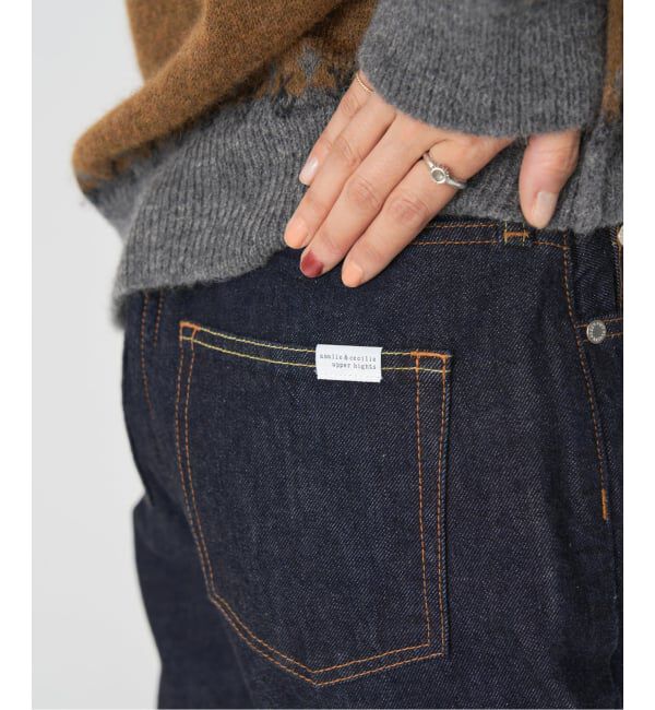 IENA「upper hights/アッパーハイツ THE AMALIE ストレートデニム」|デニム|