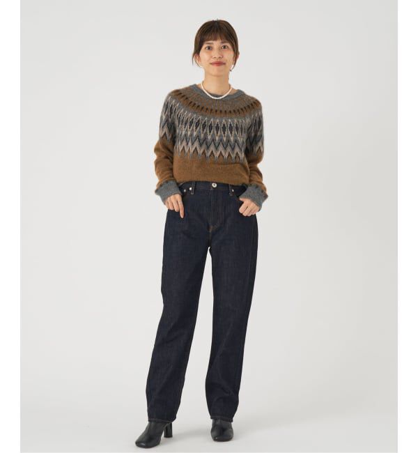 IENA「upper hights/アッパーハイツ THE AMALIE ストレートデニム」|デニム|