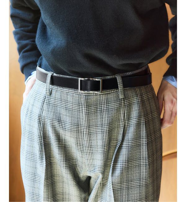 IENA「BLACK レザーベルト」|ベルト|