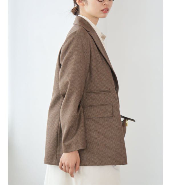 IENA「《追加》ガンクラブチェックジャケット」|テーラードジャケット|