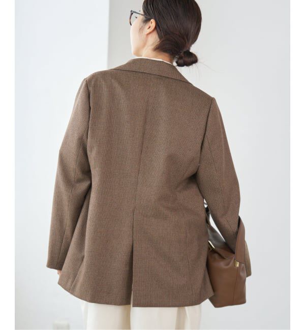 IENA「《追加》ガンクラブチェックジャケット」|テーラードジャケット|