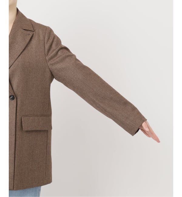 IENA「《追加》ガンクラブチェックジャケット」|テーラードジャケット|