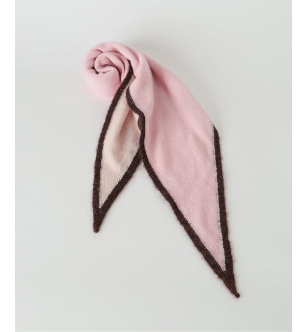 IENA「ASAUCE MELER/アソースメレ TRICOLOR SCARF スカーフ AM25FSC266」|バンダナ・スカーフ|