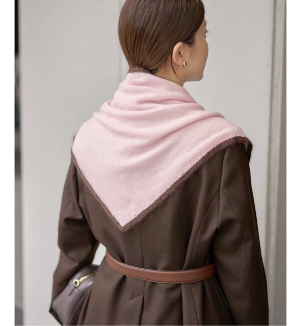 IENA「ASAUCE MELER/アソースメレ TRICOLOR SCARF スカーフ AM25FSC266」|バンダナ・スカーフ|