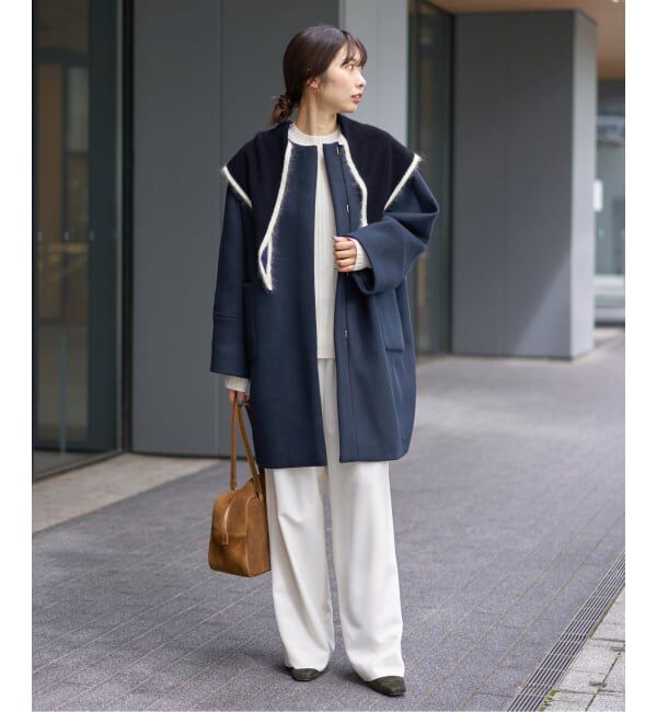 IENA「ASAUCE MELER/アソースメレ TRICOLOR SCARF スカーフ AM25FSC266」|バンダナ・スカーフ|