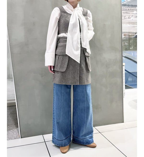 IENA LA BOUCLE「IENA LA BOUCLE ヘリンボーンミニスカート」|スカート|