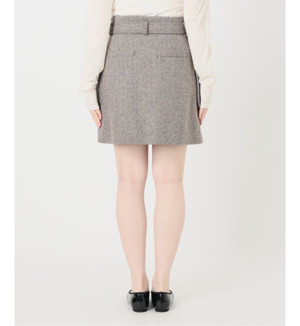 IENA LA BOUCLE「IENA LA BOUCLE ヘリンボーンミニスカート」|スカート|