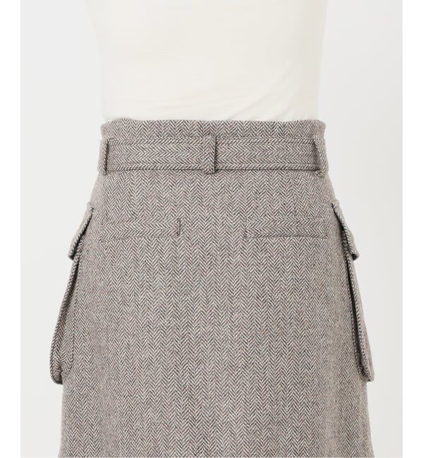 IENA LA BOUCLE「IENA LA BOUCLE ヘリンボーンミニスカート」|スカート|