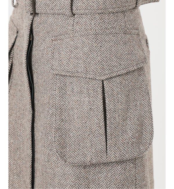 IENA LA BOUCLE「IENA LA BOUCLE ヘリンボーンミニスカート」|スカート|