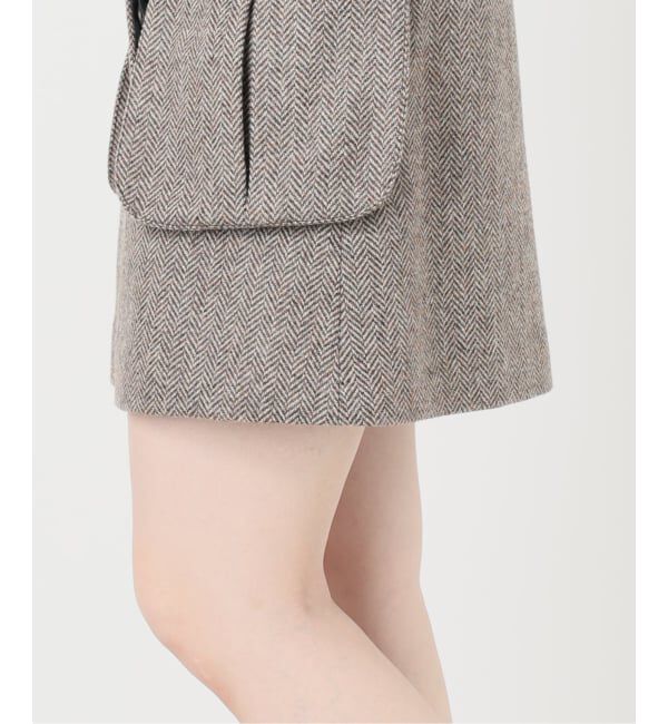 IENA LA BOUCLE「IENA LA BOUCLE ヘリンボーンミニスカート」|スカート|