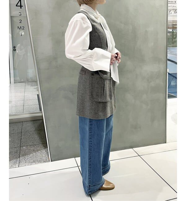 IENA LA BOUCLE「IENA LA BOUCLE ヘリンボーンミニスカート」|スカート|