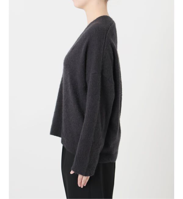 VERMEIL par iena「Room no.8 ルームエイト Raccoon Slit Neck トップス R8KN-28 4」|ニット・セーター|