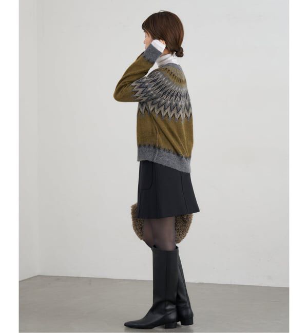 IENA「ROBERTO COLLINA/ロベルトコリーナ GIROCOLLO CROPPED ニット 253F23001」|ニット・セーター|