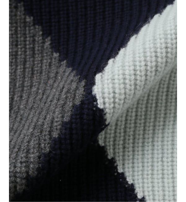 IENA「BOMPARD/ボンパール OVERSIZED ARGYLE INTARSIA TURTLE ニット MO4113」|ニット・セーター|