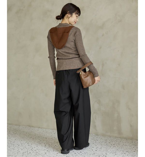 IENA「《追加》ウォッシャブル コクーンパンツ」|その他|