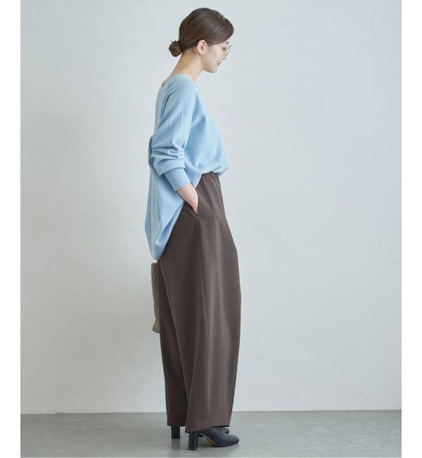 IENA「《追加》ウォッシャブル コクーンパンツ」|その他|