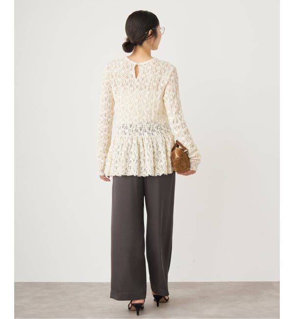 IENA「《追加2》ダブルサテンイージーパンツ」|その他|