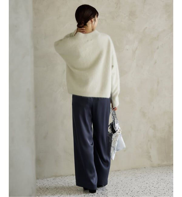 IENA「《追加2》ダブルサテンイージーパンツ」|その他|