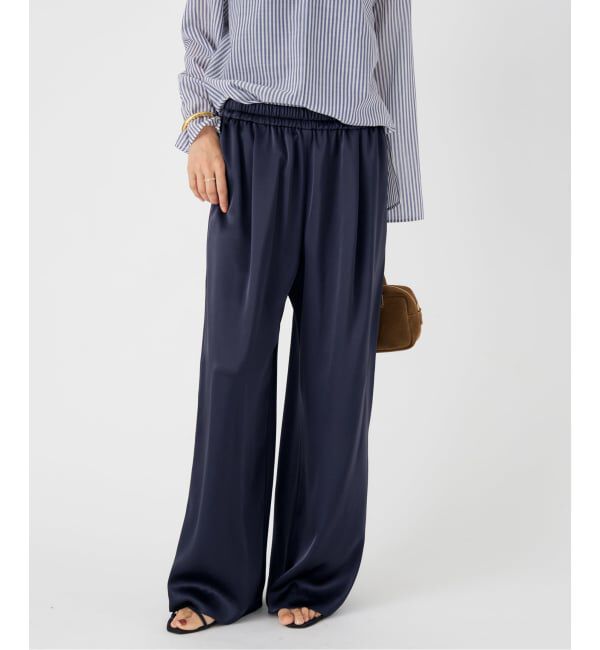 IENA「《追加2》ダブルサテンイージーパンツ」|その他|