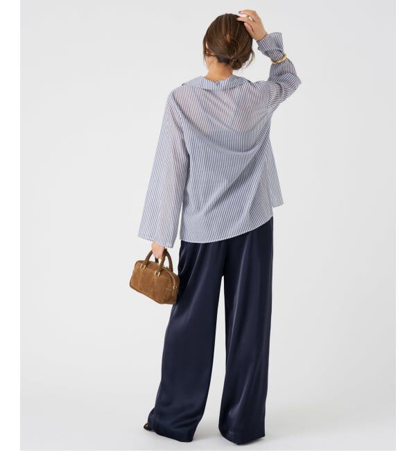 IENA「《追加2》ダブルサテンイージーパンツ」|その他|