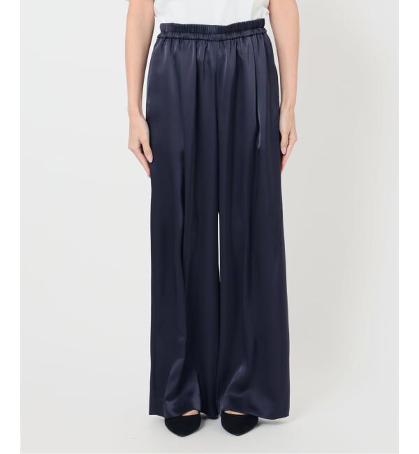 IENA「《追加2》ダブルサテンイージーパンツ」|その他|