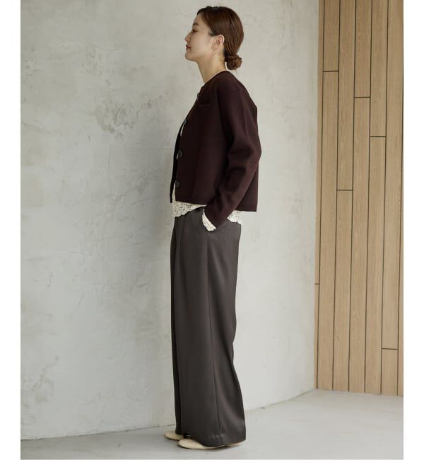 IENA「《追加2》ダブルサテンイージーパンツ」|その他|