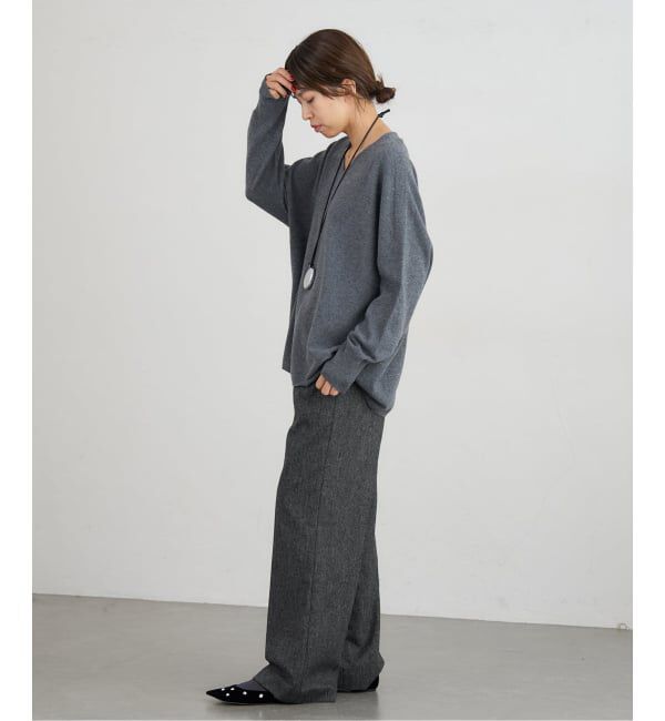 IENA「《追加》ウォッシャブル ツイードイージースラックス」|その他|