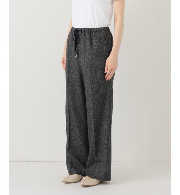 IENA「《追加》ウォッシャブル ツイードイージースラックス」|その他|