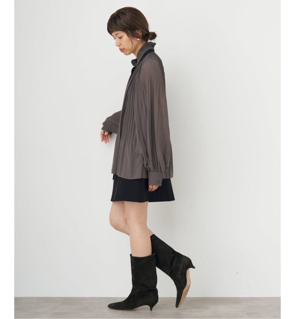 IENA「《追加》FLEXウールライトミニスカート」|スカート|