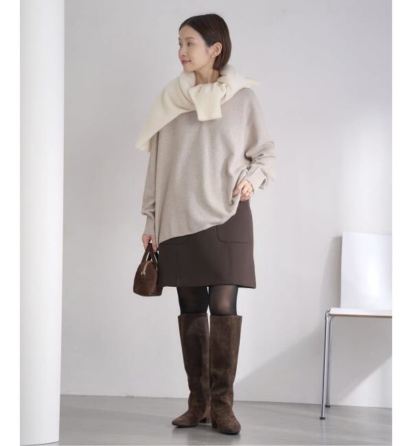 IENA「《追加》FLEXウールライトミニスカート」|スカート|