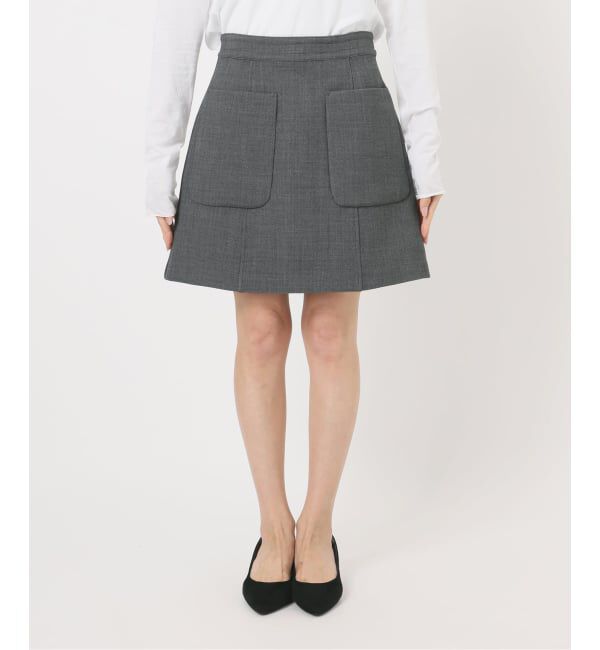 IENA「《追加》FLEXウールライトミニスカート」|スカート|