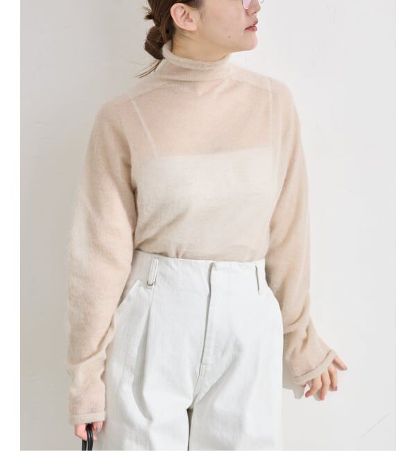 IENA「《追加》SUPER Kid MIX モヘアシアープルオーバー」|ニット・セーター|