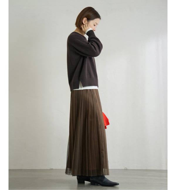 IENA「シアープリーツスカート」|スカート|