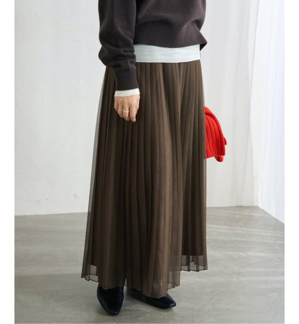 IENA「シアープリーツスカート」|スカート|