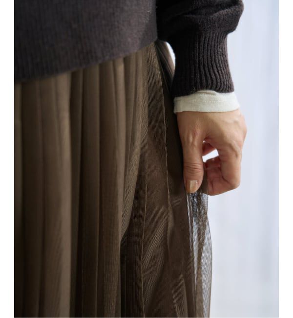 IENA「シアープリーツスカート」|スカート|