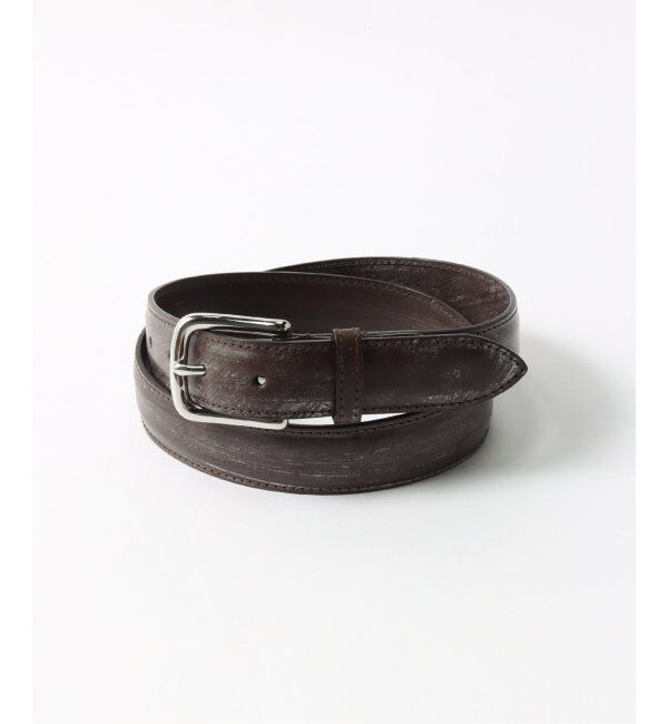 EDIFICE「【BEORMA / ベオーマ】28mm DRESS BELT」|ベルト|ブラウン