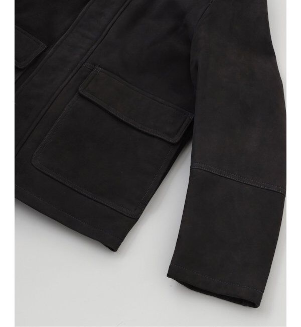 EDIFICE「EMMETI(エンメティ) WALLAS Hooded Mouton Blouson」|ライダースジャケット|