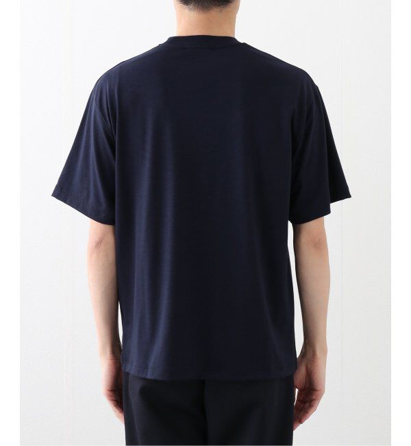 EDIFICE「ATON (エイトン)ROYAL WOOL JERSEY LOOSE FIT Tシャツ KKAGGM0701」|Tシャツ・カットソー|