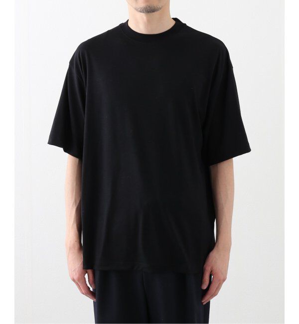 EDIFICE「ATON (エイトン)ROYAL WOOL JERSEY LOOSE FIT Tシャツ KKAGGM0701」|Tシャツ・カットソー|