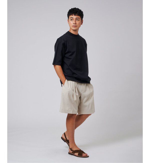 EDIFICE「シャンタン ベルテッド 2プリーツ ショーツ」|その他|