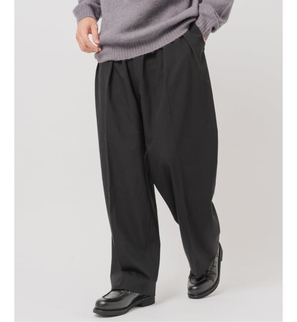 EDIFICE「ラフトップ ウルトラ ワイドパンツ」|スラックス|